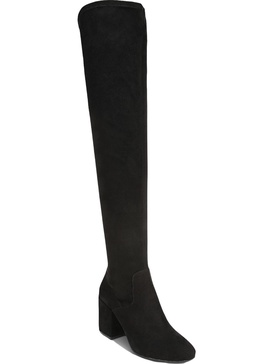 gabrie womens faux leather round toe over-the-knee boots