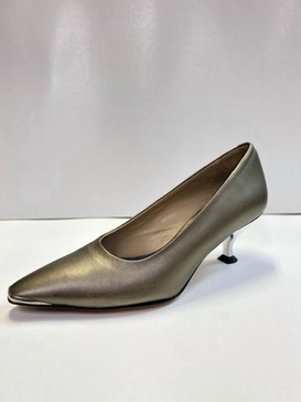 duccio pumps in pewter