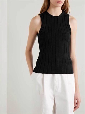 manu tank in black