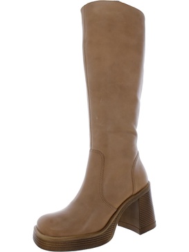 fanatik  womens tall leather knee-high boots