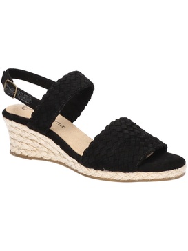 mariella womens faux suede wedge sandals
