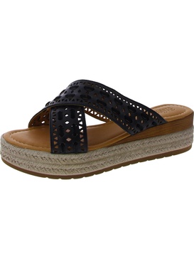 exa-italy womens leather open toe platform sandals