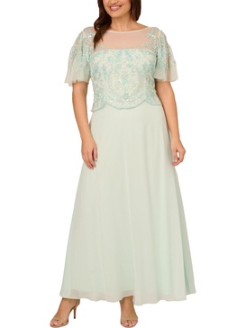 womens beaded maxi evening dress