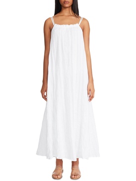 womens cotton midi shift dress