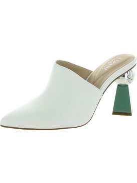 junnee womens padded insole pointed toe mules