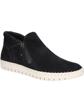 camberly womens suede moc toe ankle boots