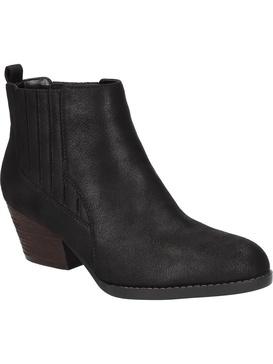 womens ankle round toe chelsea boots