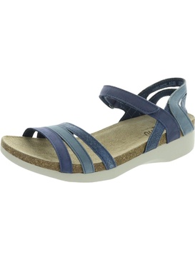 summer womens wedge adjustable footbed sandals
