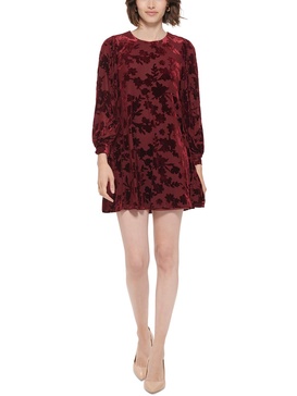 womens burnout mini mini dress