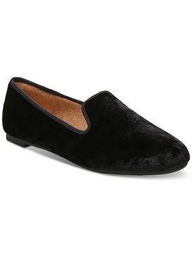 crissy womens velvet slip on loafers