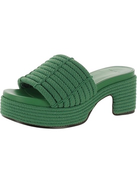 margo womens faux leather slip on heels