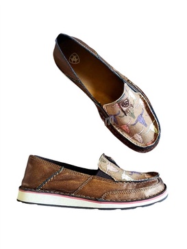 women's cruiser steerhead loafer in bronze