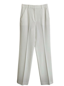 women's nigen ii high waist tailored straight leg pants in white