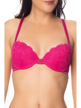women's stricto sensuelle contour bra in fuchsia
