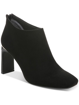 brittnee  womens zipper faux suede booties