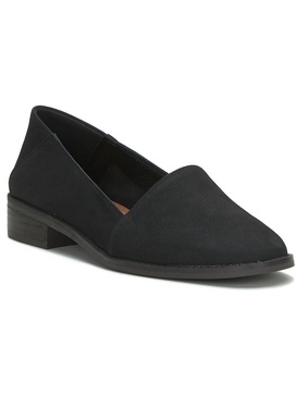 harping womens nubuck slip on flat shoes