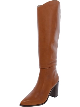 ticada womens pointed toe knee-high boots