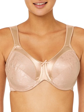 women's satin tracings minimizer bra