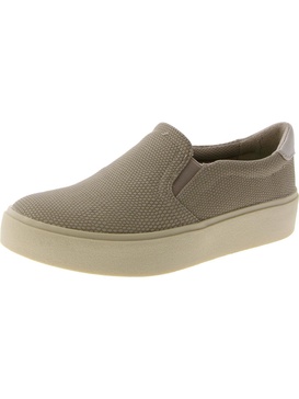madison up so womens leather slip on slip-on sneakers