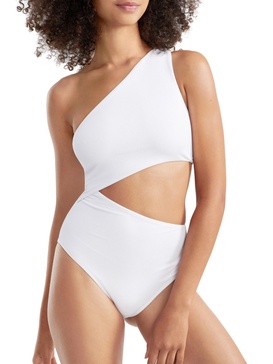 women's celine solid one-piece