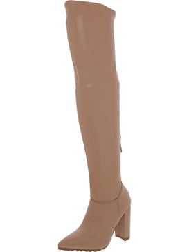 signaal  womens faux leather tall over-the-knee boots