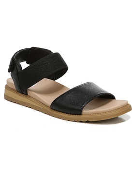 island life womens faux leather ankle strap slingback sandals