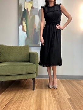 aberdeen dress in noir