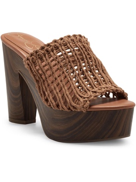 shelbie 3 womens open toe slip on heels
