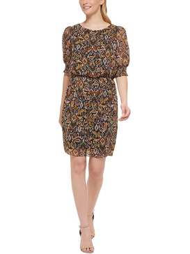 petites womens summer short mini dress