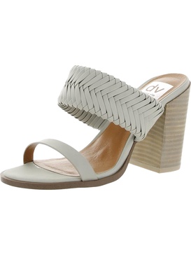 bambi womens faux leather dressy slide sandals