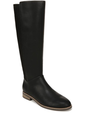 astir zip womens faux leather tall knee-high boots