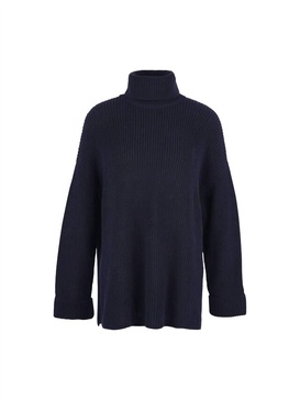 stitch cape in navy