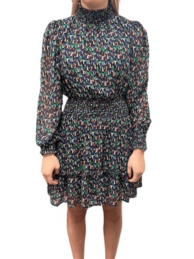 alicia mini dress in multicolor