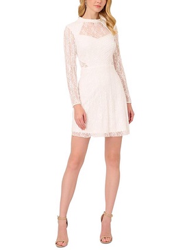 womens lace mini mini dress