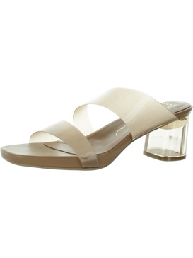 illuminate heel womens open toe slip on heels