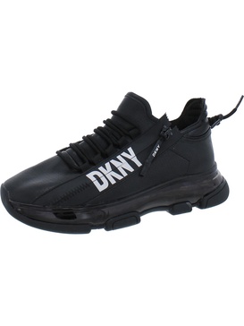 tokyo womens faux leather lace-up athletic & training shoes
