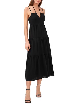 womens tie front long maxi dress