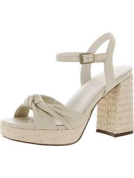 jennice womens leather slingback platform sandals