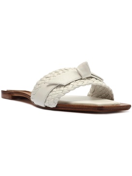 clarita womens woven slip on slide sandals