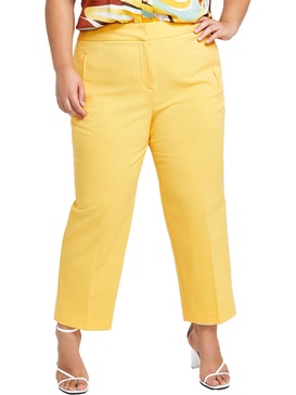 plus womens bi-r polyester straight leg pants