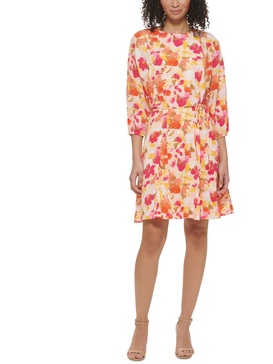 womens party mini fit & flare dress