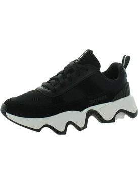 kinetic impact ii wonder lace womens suede chunky casual and fashion sneakers