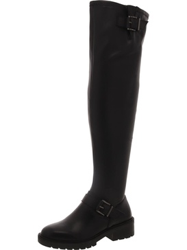 abrila womens faux leather tall over-the-knee boots