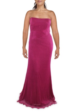 womens metallic long evening dress