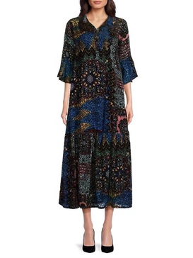nash burnout slip dress in navah burnout