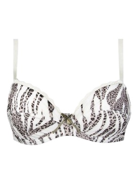 zebre rebelle tulip bra in zebra