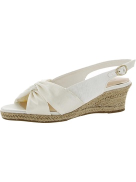 kimora womens silk open toe wedge sandals