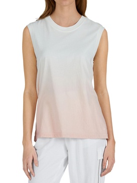 womens crewneck muscle tank top