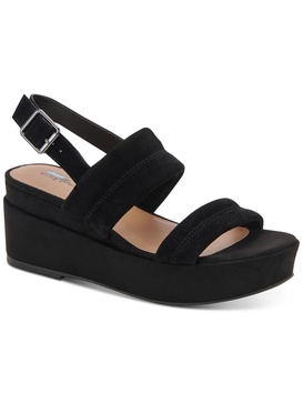 nuria womens suede platform slingback sandals