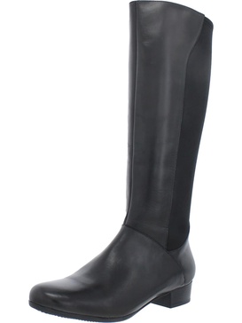 misty womens leather booties knee-high boots